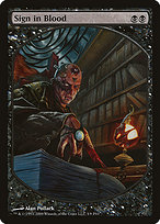 Sign in Blood