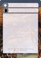 Double-Faced Substitute Card