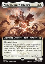 Augusta, Order Returned