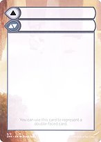 Double-Faced Substitute Card