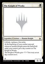 The Knight of Weeks