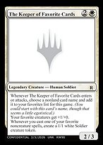 The Keeper of Favorite Cards
