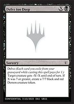 Delve too Deep