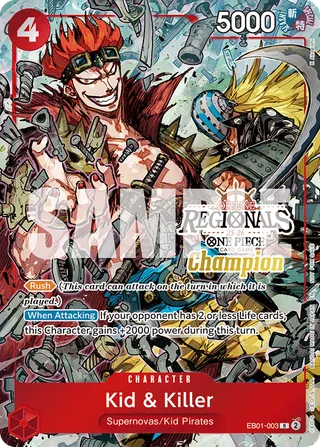 Kid & Killer (Offline Regional Champion Card Set 2025 Vol.2)