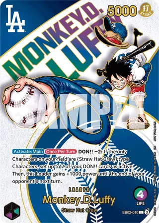 Monkey.D.Luffy (Dodgers One Piece Night)