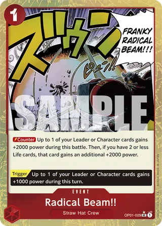 Radical Beam!! (Textured Foil)