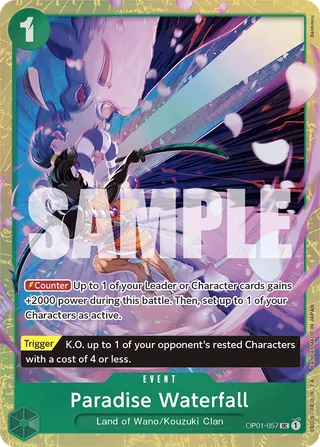 Paradise Waterfall (Premium Card Collection Best Selection)