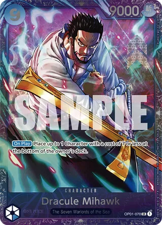 Dracule Mihawk (Treasure Cup August – September)