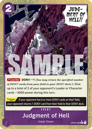 Judgment of Hell (Textured Foil)