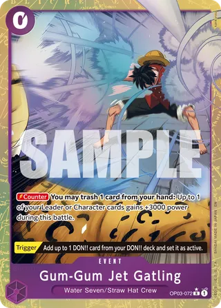 Gum-Gum Jet Gatling (Alternate Art)