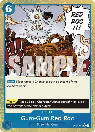 Gum-Gum Red Roc (Textured Foil)