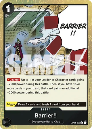 Barrier!! (Textured Foil)
