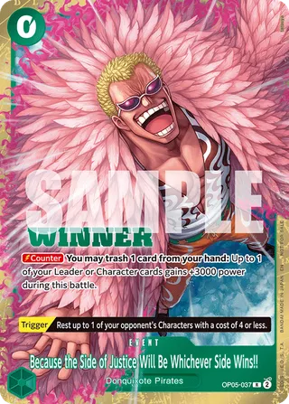 Because the Side of Justice Will Be Whichever Side Wins!! (Winner Pack 2025 Vol. 4)