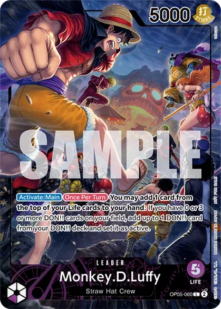 Monkey.D.Luffy (One Piece Card Game x PSA Exclusive Promo Card)