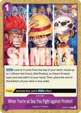 When You're at Sea You Fight against Pirates!! (Pirates League Three Captains Battle & Support Crew Battle)