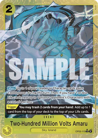 Two-Hundred Million Volts Amaru (Alternate Art)