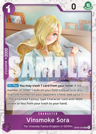 Vinsmoke Sora (Pirate Foil)