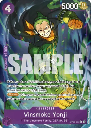 Vinsmoke Yonji (067) (Full Art)