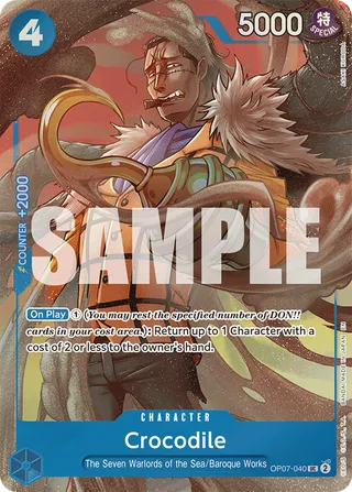 Crocodile (Seven Warlords of the Sea Binder Set)