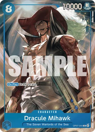 Dracule Mihawk (Seven Warlords of the Sea Binder Set)