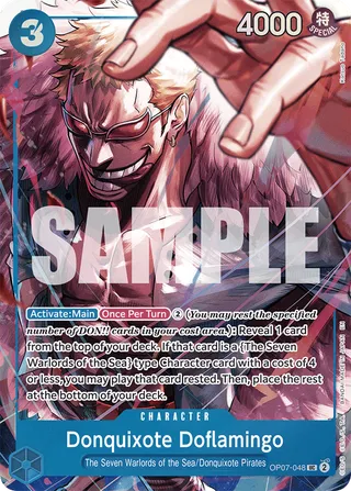Donquixote Doflamingo (Seven Warlords of the Sea Binder Set)
