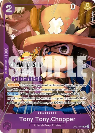 Tony Tony.Chopper (CS 25-26 Finalist Card Set 1)
