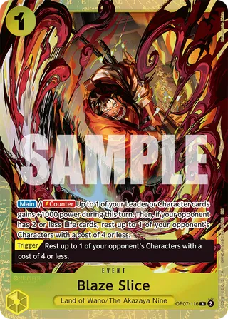 Blaze Slice (Premium Card Collection Best Selection Vol.5)