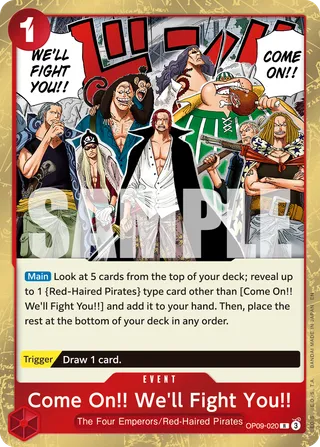 Come On!! We'll Fight You!!
