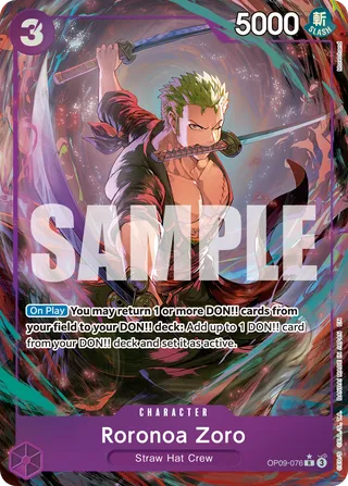 Roronoa Zoro (076) (Alternate Art)