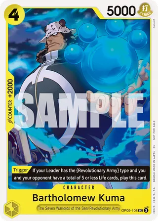 Bartholomew Kuma (Tournament Pack 2025 Vol. 4)
