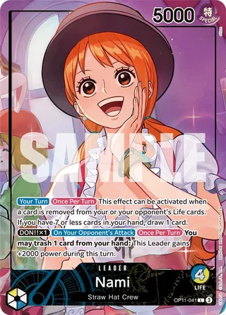 Nami (Official Playmat & Card Set Whole Cake Island Arc)