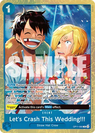 Let's Crash This Wedding!!! (Premium Card Collection Best Selection Vol.5)