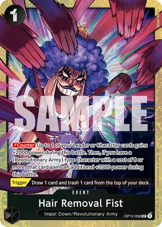 Hair Removal Fist (Premium Card Collection Best Selection Vol.5)
