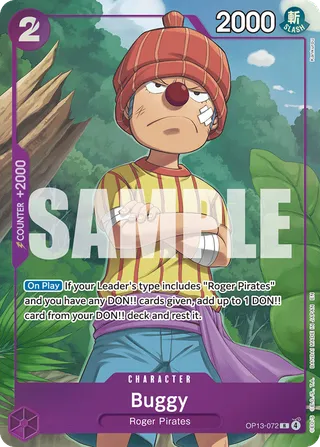 Buggy (Premium Card Collection Best Selection Vol.6)