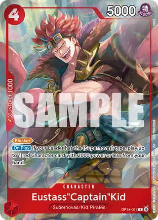 Eustass"Captain"Kid (OP14-EB04 Dash Pack Campaign)