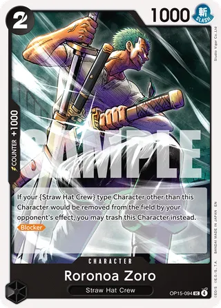 Roronoa Zoro (OP15-094)