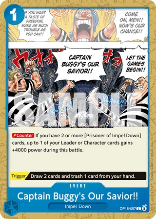 Captain Buggy's Our Savior!!