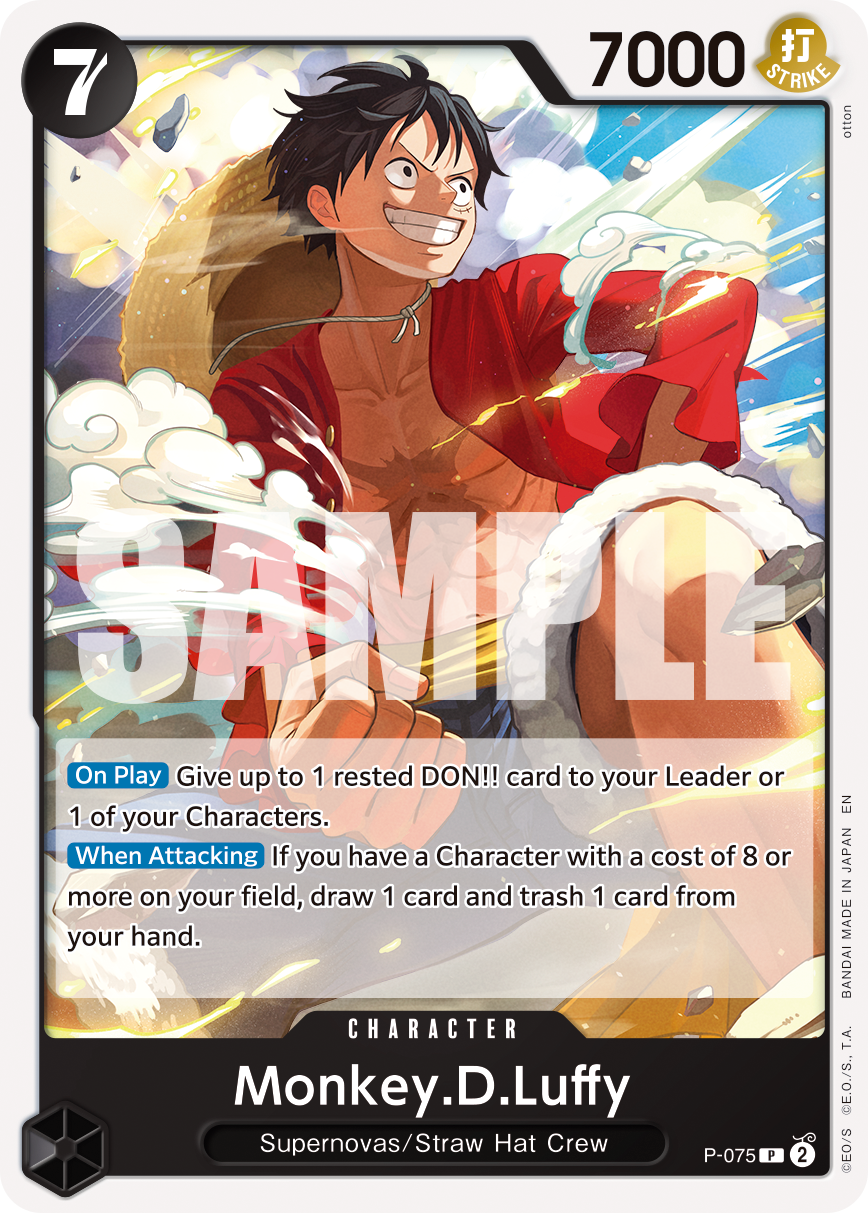 Monkey.D.Luffy - P-075 (Pirate Foil)