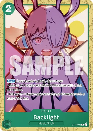 Backlight (ST-11 Uta Deck Battle Participation Pack)
