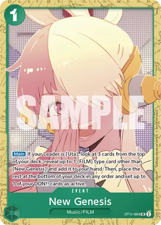 New Genesis (ST-11 Uta Deck Battle Participation Pack)