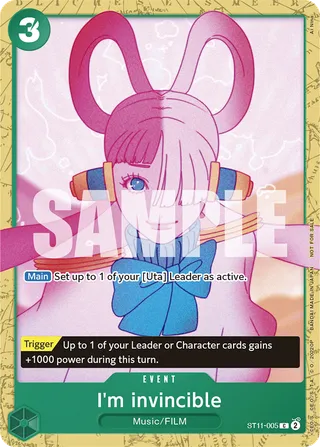 I'm invincible (ST-11 Uta Deck Battle Participation Pack)