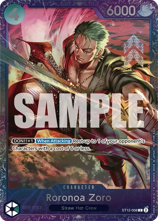 Roronoa Zoro (Treasure Cup August – September)