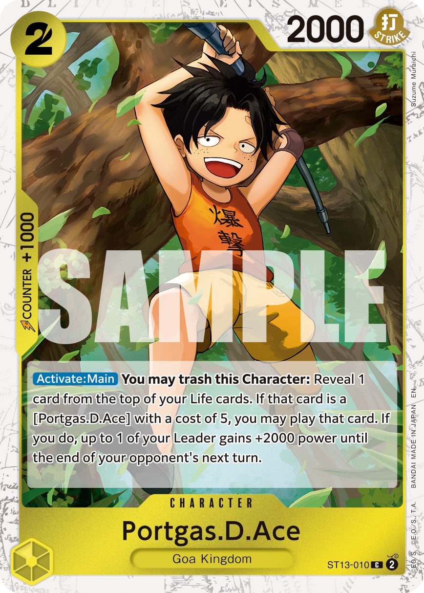 Portgas.D.Ace - ST13-010 (Pirate Foil)