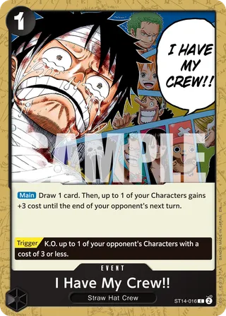 I Have My Crew!! (Pirate Foil)