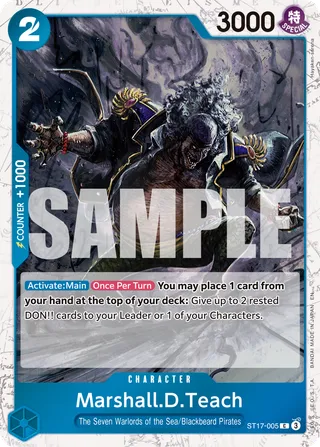 Marshall.D.Teach (Pirate Foil)