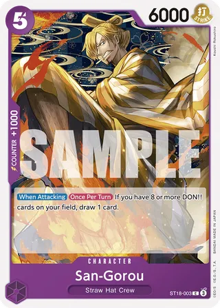 Starter Deck 18 - Purple Monkey.D.Luffy