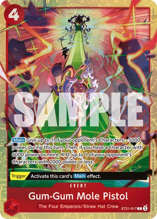 Gum-Gum Mole Pistol (Premium Card Collection Best Selection Vol.5)
