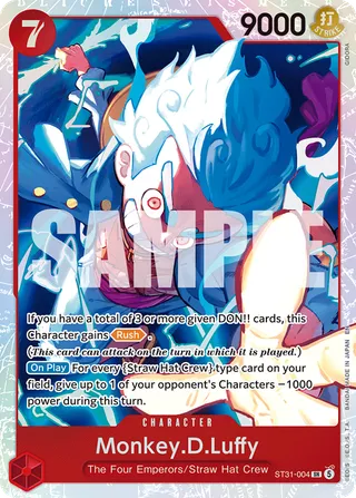 Starter Deck 31 - RED Monkey.D.Luffy