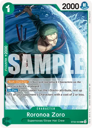 Starter Deck 32 - GREEN Roronoa Zoro