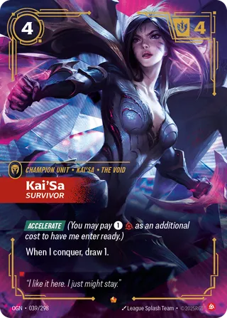 Kai'Sa, Survivor